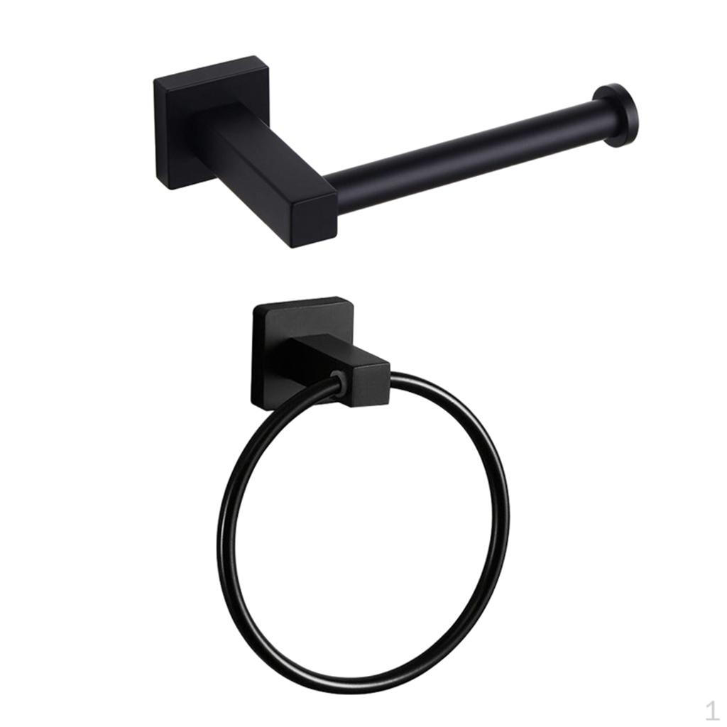 

Set of Ring Hand Rack Holder Wall-mount Bathroom Towel Hanger