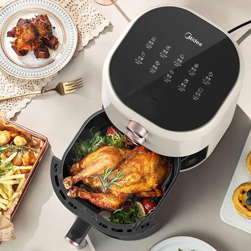 Midea 4.5L Visual Window Air Fryer CN Plug (adapter Included)