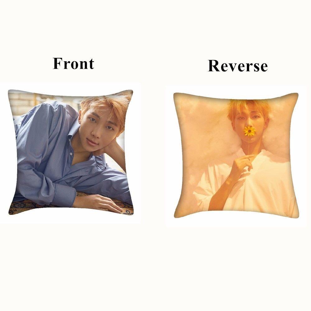 Bts Pillow Kpop Case Bangtan Boys Doublesided Love Yourself Pillow Cover