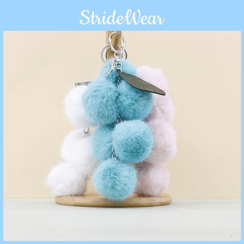 Mini Plush Grape Toy Soft Short Fur Keychain Gift For Girls Couples Decor