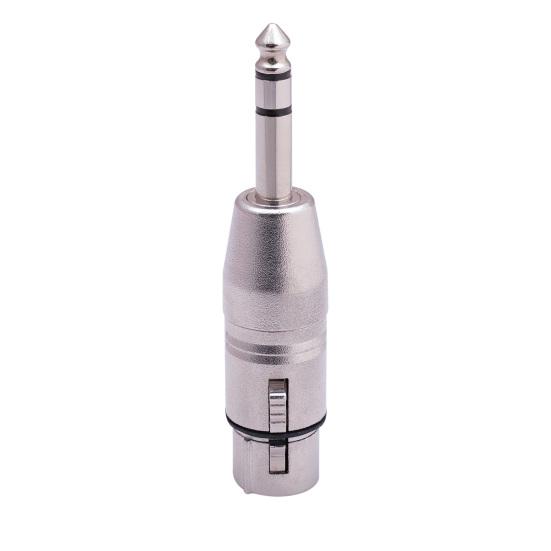 Video Plug Plug Play Anti-interference Make An Audio Cable 1/4 TRS to XLR Female Adapter Audio Cable Accessories