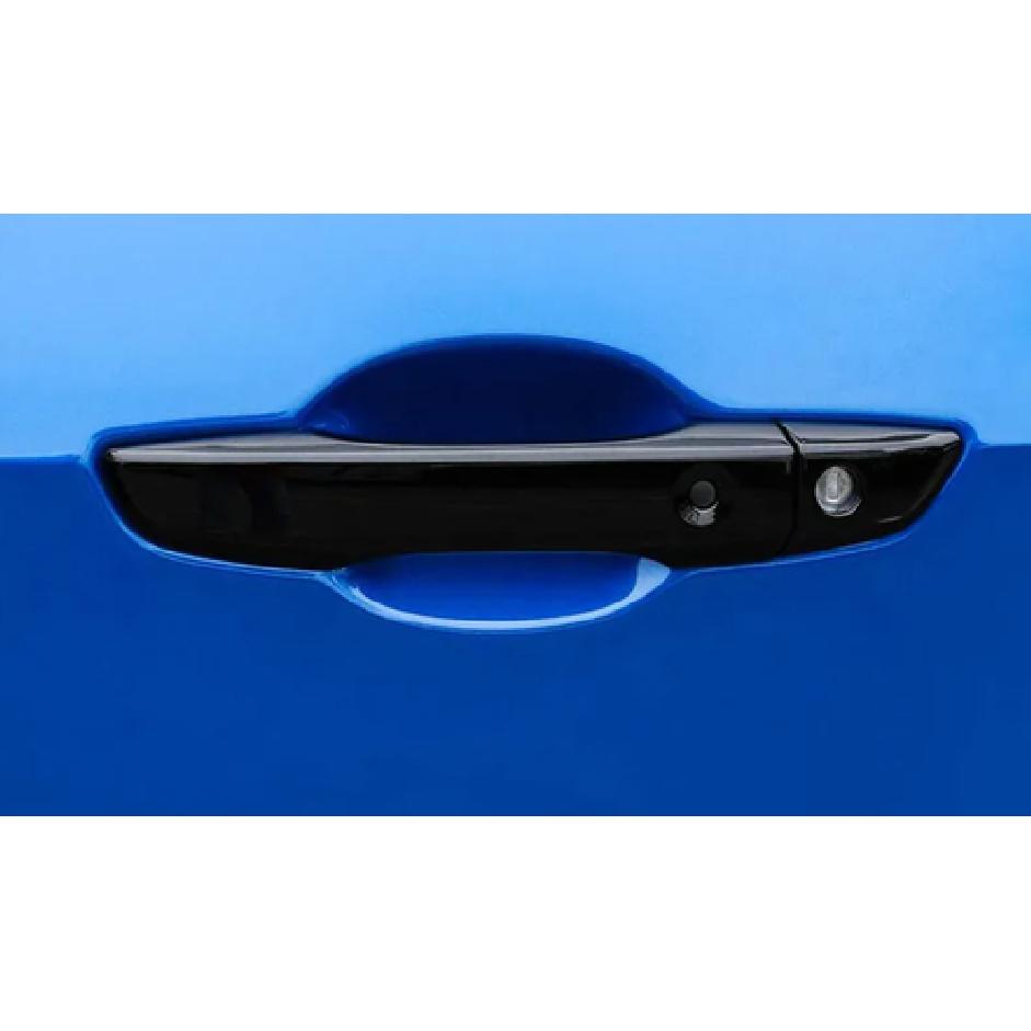 Door Handle Lid Smartkey Cover Trim For 2016- Honda Civic Glossy Black Sedan
