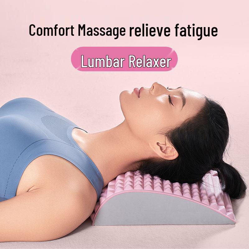 Lumbar Soother: Yoga Waist Stretcher & Back Support Massager