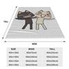 Flannel Throw Blanket Kuro and Toro Warm Plush Blankets Soft Bedspread for Bed Living room Home Picnic Sofa