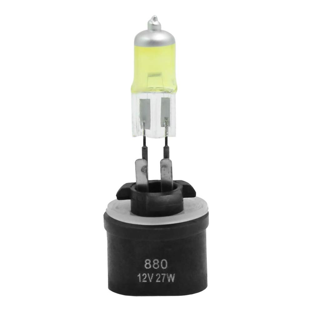 uxcell Halogen Bulbs 880 12V 27W Yellow Fog Light Bulbs for Cars 881 890 893 899, Pack of 2