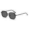 1pc Metal Fashion Round Men's Sunglasses Outdoor Driving Driving Fishing Gradient Sunglasses Women's Sunglasses