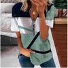 Travel New Women'S Retro Printed Shirt Casual Spring And Summer Breathable Cool Sexy Daily Date Short Sleeved T-Shirt Top