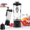 Rechargeable Electric Mixer for Office Lunch Portable Blender Cup, USB Fast Charging Personal Size Juicer, 600ml Capacity, Cordless Outdoor