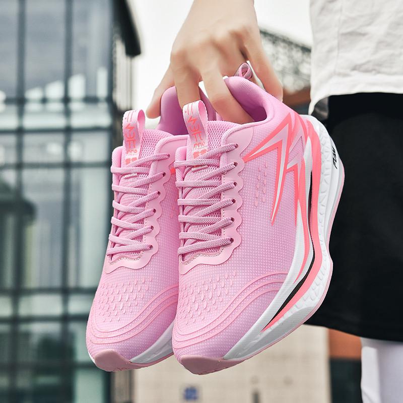 New Running Shoes Large Size Flying Burning 4 Carbon Board Marathon Carbon Board Men's and Women's Racing Side Training Sneakers