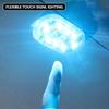 Car LED Interior Footwell Light LED Sensor RGB Remote Control Strobe Wireless Atmosphere Light USB Charging Touch Night Light