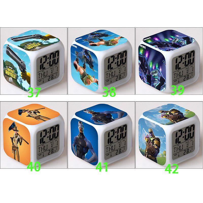 7color Multifunction Digital Alarm Clock Led Watch Alarm Clock