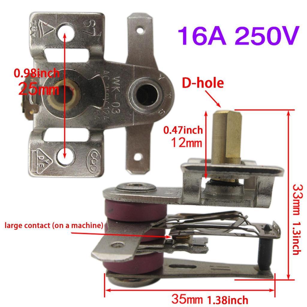 Electric Oven Thermostat Multiuse Temperature Controller for Home Appliances