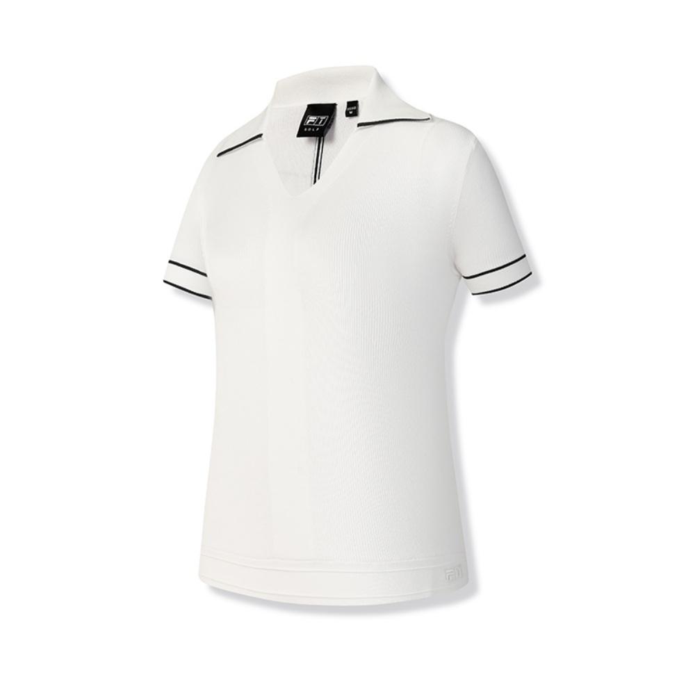 FILA Golf Classic Versatile Short Sleeve Polo Shirt Women tops A11W535405F-WT