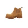 Women's Retro Suede Height-Boosting Chelsea Ankle Boots - 6cm Thick Sole, Round Toe