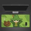 Snufkin Mouse Pad, Large Gaming Desk Mat, Non-slip XXL Mousepad for Laptop & Tablet, Mini PC Playmat with Stitched Edges
