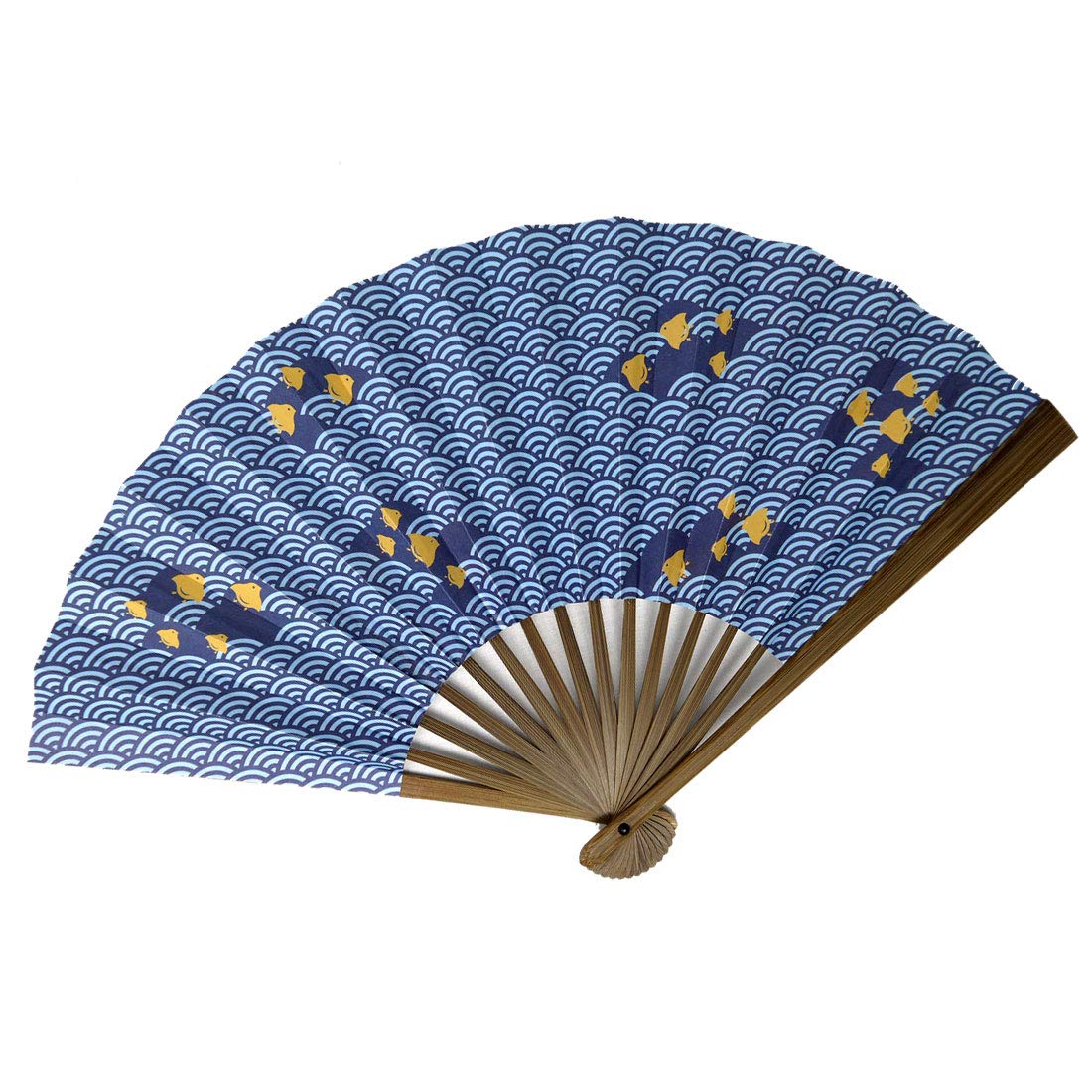 

Kimono Edo style Made in Luxury 15 cm [Stylish Iroha] Fan, fan, Plover, Japan, Bamboo, Sensu, Bamboo, rooms, 7.5 dimensions, 22.5