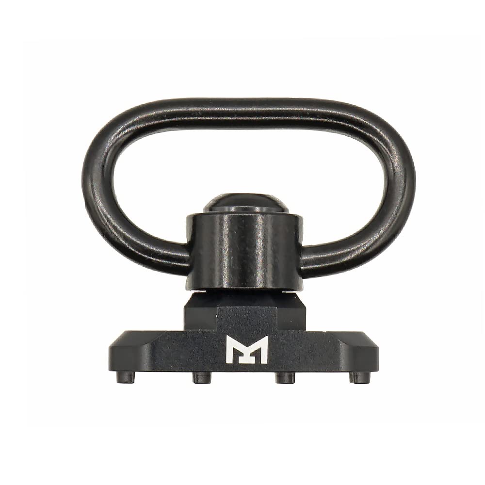 Ryohin Buhin UTG Type M-LOK QD Sling Mount & QD Sling Swivel Replica Set with QD Hole Adapter, Aluminum & Steel