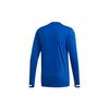 Adidas Logo Print Crew Neck Long Sleeve T-Shirt Men Tops Blue DY8814