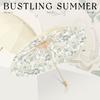 16-Rib Automatic Folding Umbrella Women - UPF 50 Sun Rain Protection Lightweight Aluminum Shaft New Chinese Style Print