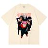 230 Gsm 100% Cotton Jujutsu Kaisen V12 Jujutsu High Print Unisex Heavy Cotton T Shirt