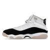 Air Jordan Jordan 6 Rings Fossil Stone Men Sneakers White Black 322992-112