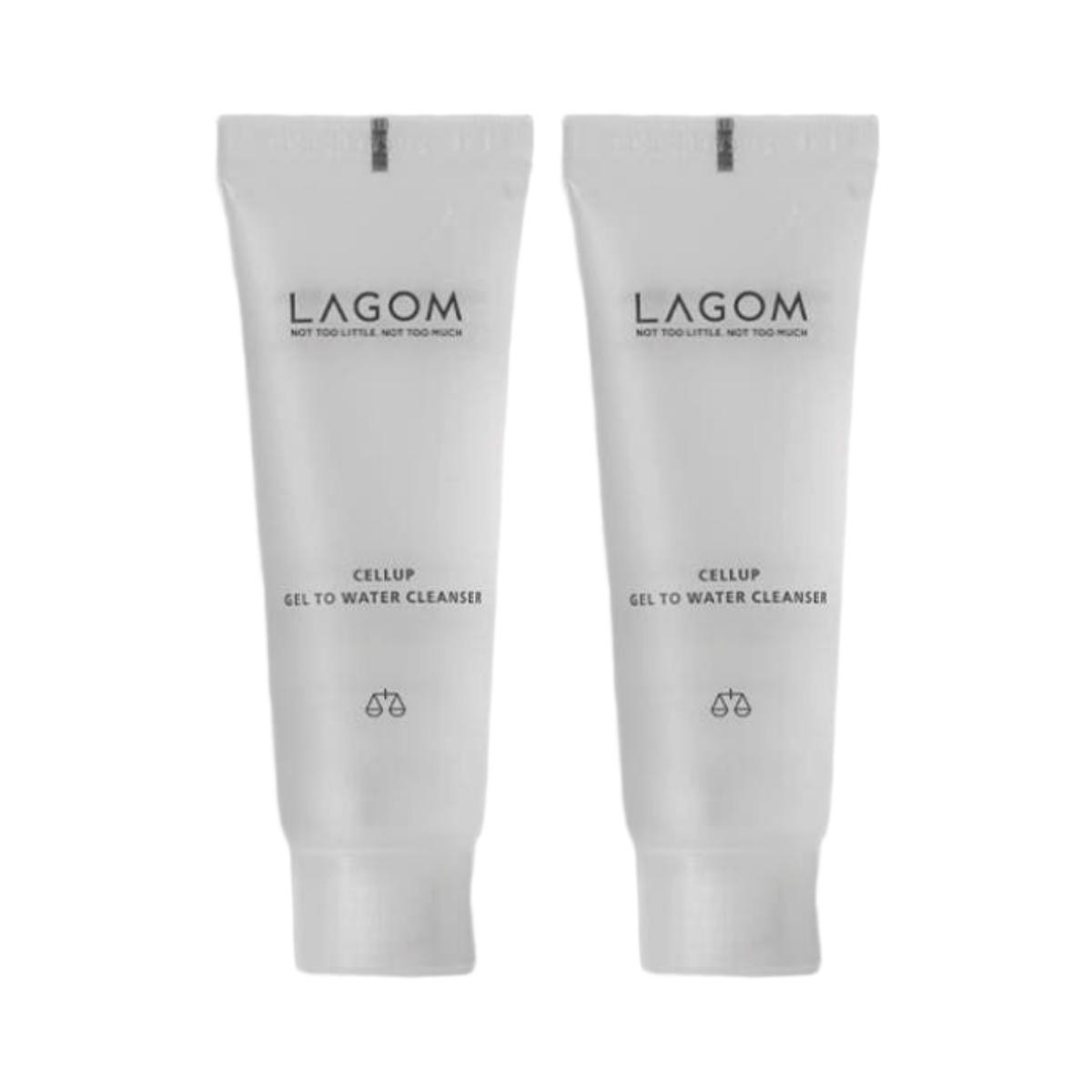 LAGOM Mini Cellup Gel-to-Water Cleanser 30ml x 2ea Morning Cleanser Hydrating Gel