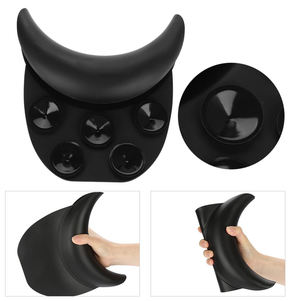 Salon Shampoo Cushion, Spa Shampoo Neck Rest Silicone Shampoo Bowl   with Suction Cups for Hair Washing Comfort and Stability