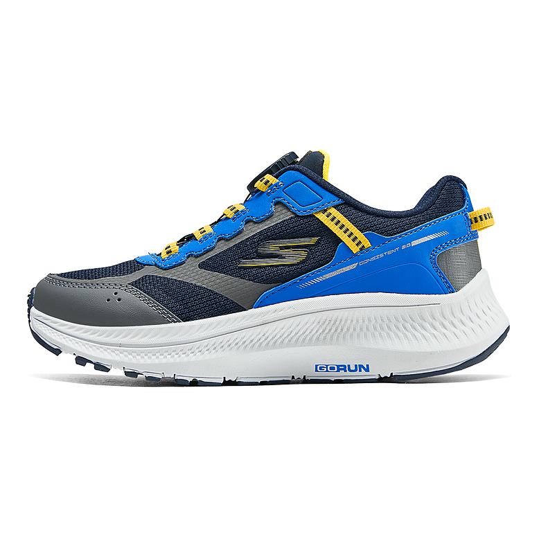 Skechers Kids Boys Comfortable Versatile Non-Slip Durable Training Shoes Kids sneakers Navy-Blue 405049L-NVMT 27.5