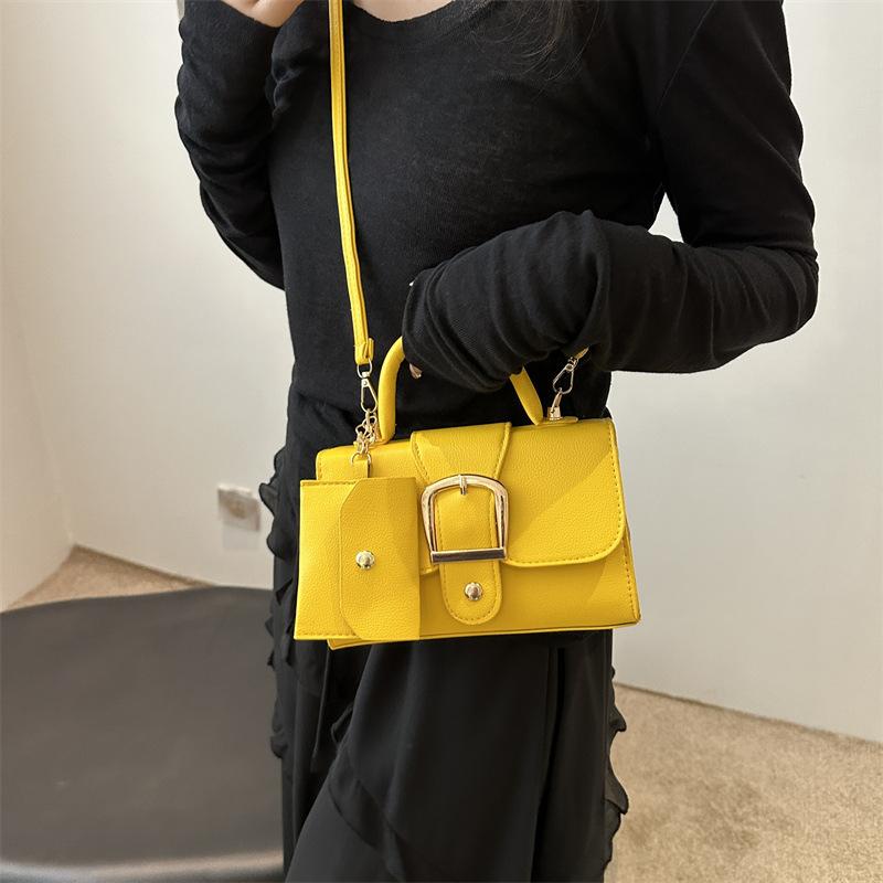 Personality Beautiful Foreign Style Small Square Bag 2025 New Simple Retro Handbag Trendy Foreign Style Crossbody Shoulder Women's Bag