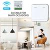 Wireless Smart Switch 433MHz 1/2/3 Gang Wall Switch 4 Key/Round Panel Mini Switch Control 16A Relay Breaker AC100-240V Home DIY