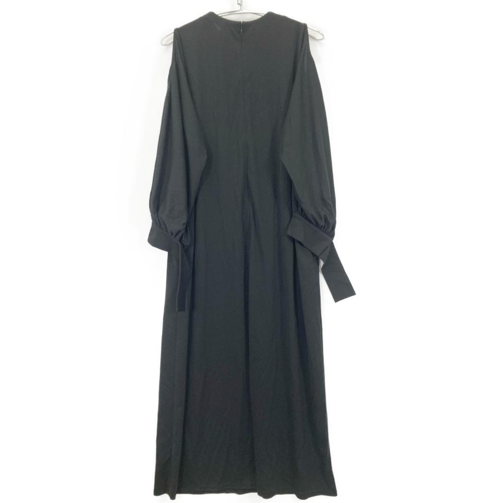 Adore 531-1140509 Black Dry Touch Smooth One Piece Dress 38 blackUsed