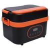 Elektrische Lunchbox 1,5L Selbstheizend Speisenwärmer Intelligenter Timer Wiederaufladbar Tragbar Lunchbox Abnehmbare Trennwand