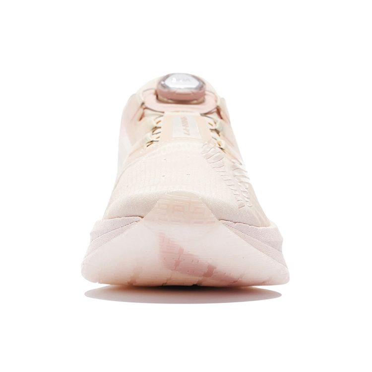 Li Ning Absolute Shadow Stable Non-Slip Breathable Low-Top Running Shoes Women Sneaker Gray Pink ARRS002-9