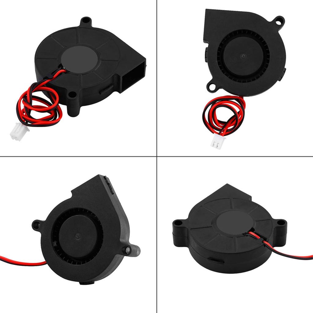 50*15mm Blow Radial Cooling Fan Turbofan Cooler Kit Accessories for 3D Printer   12V