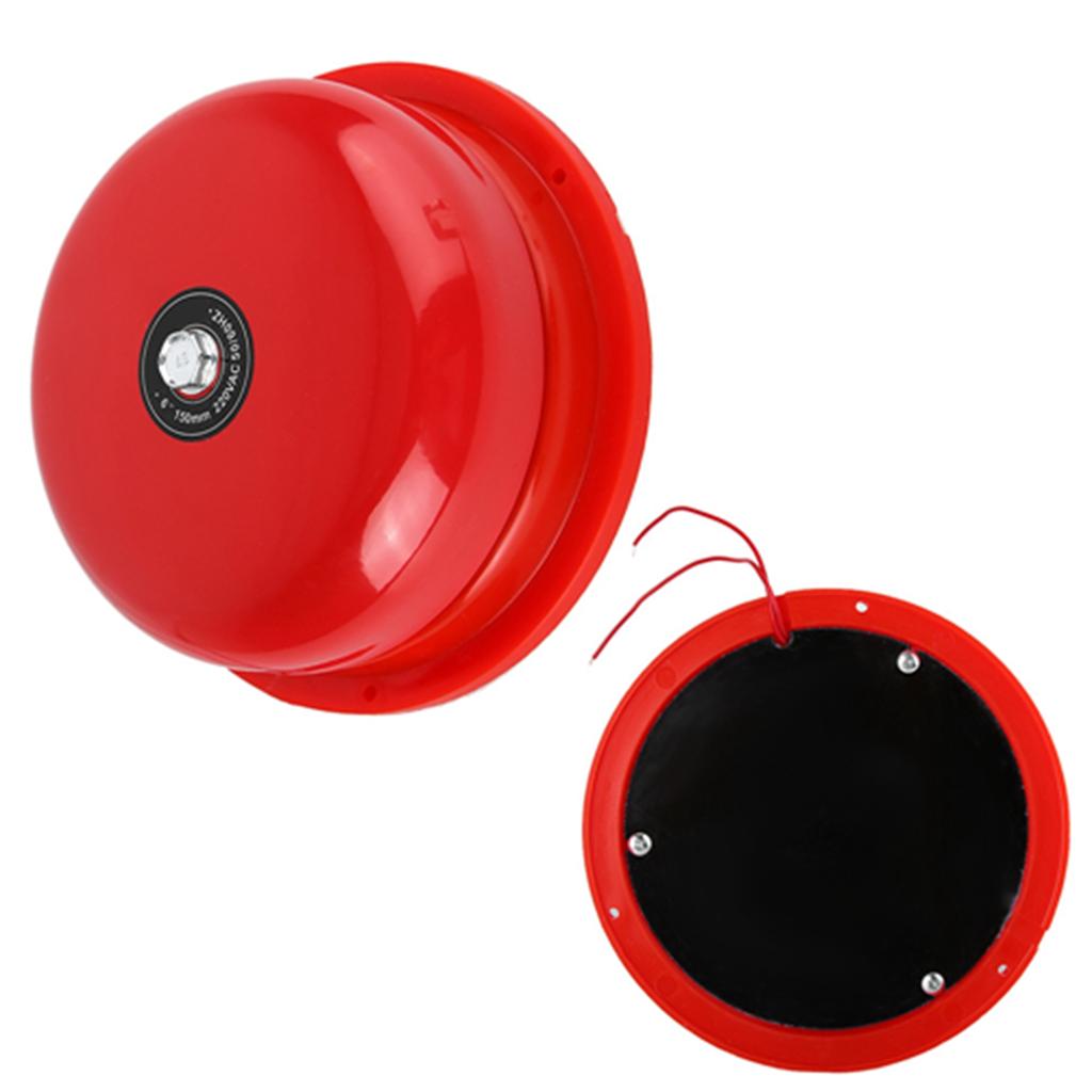 6 Inches Carbon Steel Internal Strike Type Electric Bell 95db (AC 220V)