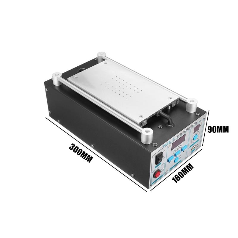 12W Excellent Quality LCD Separator Touching Screen Separating Machine Phone Glass Lens With Built-in Vacuum Pump UV Light