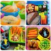 12-46pcs Bento Box Accessory Set Cute Mini Fruit Forks Set Portable Tomato Sauce Dispenser Set Outdoor Tableware