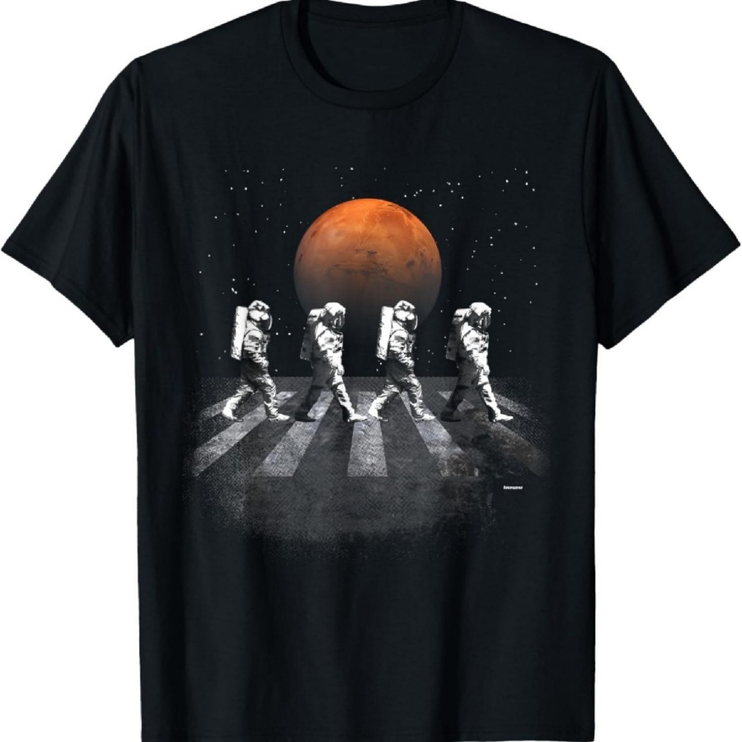 

Astronauts in Walking in Space Occupy Mars T-Shirt T-Shirt S