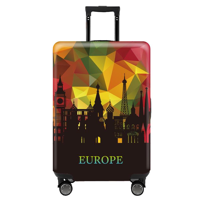 Trendy Elastic Luggage Protector Cover for Business Travel Suitcases