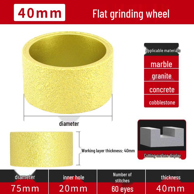 Bordureuse pour Carrelage en Marbre et Meuleuse à Pierre pour Meuleuses d'Angle - Outil de Découpe, Chanfreinage et Polissage de Carrelage