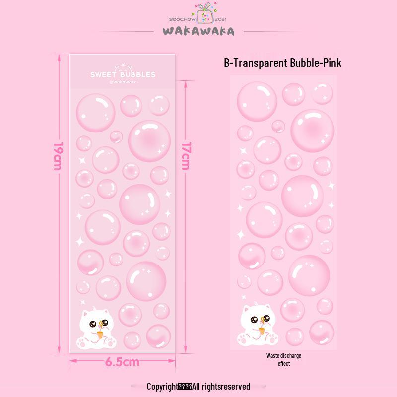 

Wa Ka 3D Epoxy Stickers, Four-Leaf Clover & Strawberry Journal/Phone Deco