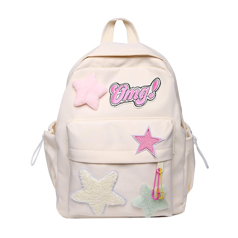 Student backpack 2025 new Korean version trendy casual backpack forest elementary school students junior high school student schoolbag