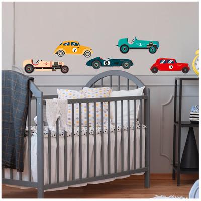 [R3395] - Multicolored 'Collection Cars' Sticker Sheet - 20x70 Cm