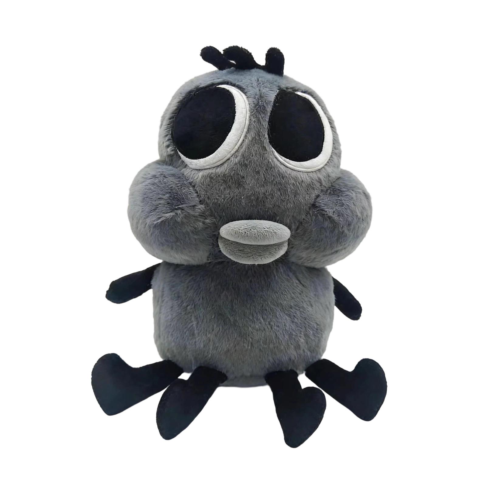 Grayish Beige Big-eyed Ugly Doll Plush Toy Pendant One Size