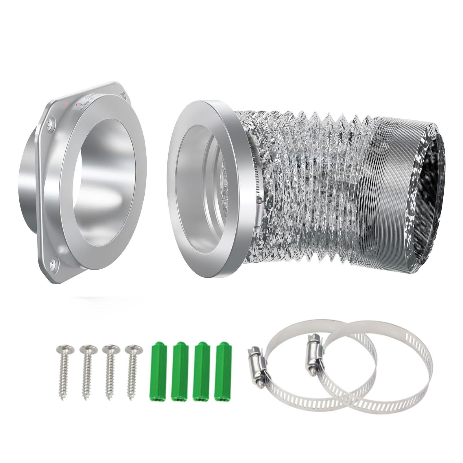 

Magnet Dryer Vent Coupling Magnet Dryer Vent Coupling Self Alignment Airtight Dryer Ventilation Port Exhaust Connector Kit срібний
