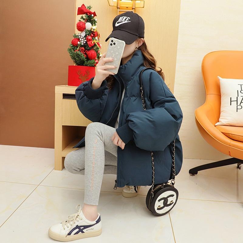 2025 Winter Down Cotton-padded Jacket Women's Loose Casual Cotton-padded Jacket Bread Jacket Winter Top Cold-proof
