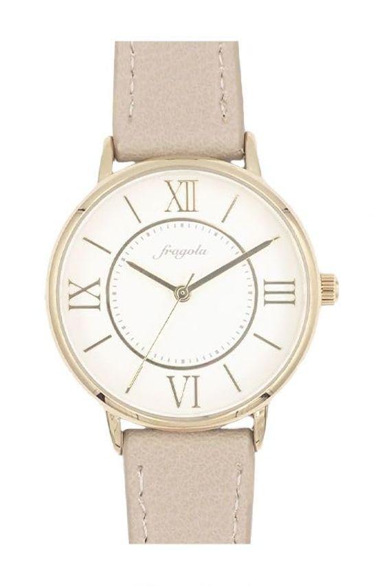 

[Follow] Watch fragola Simple Round Watch H01024S-1 MOC Women s Gray