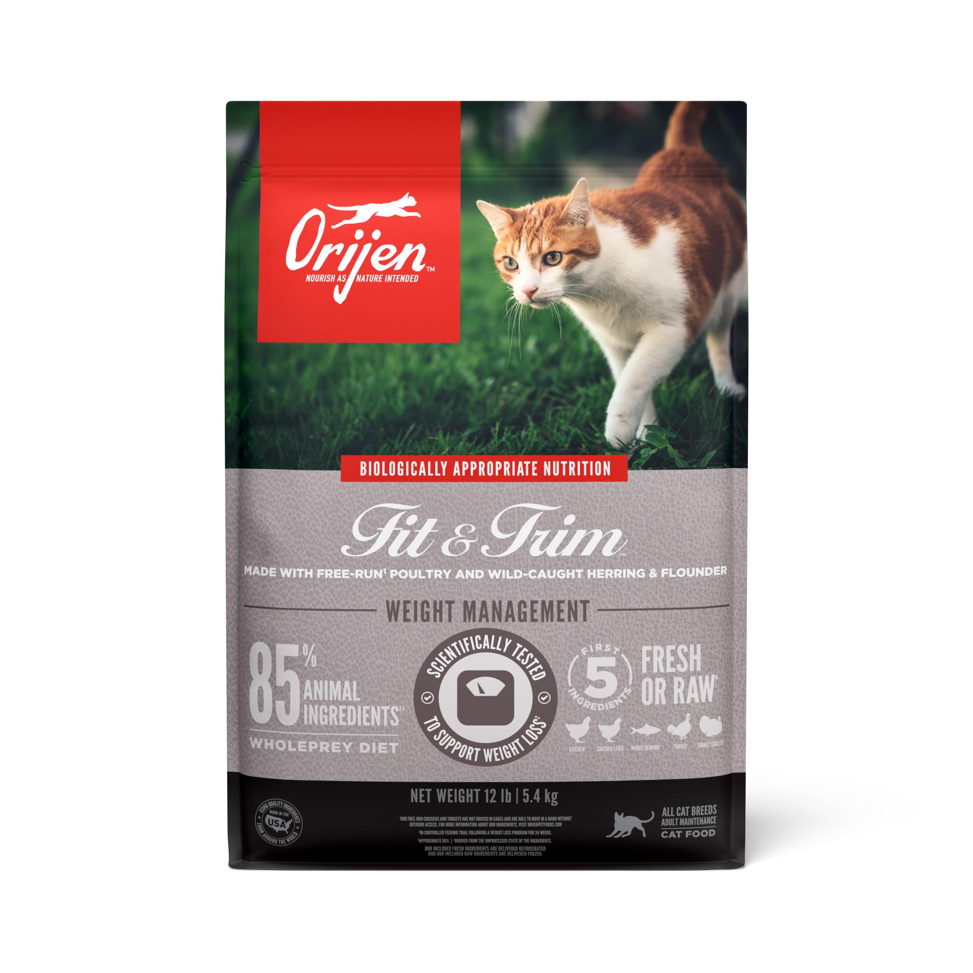 

Корм для кошек Orijen Fit Trim Cat & 5.45 кг