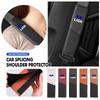 Carbon Fiber Splice Car Seat Belt Cover Durable Wear Resistant For Lada Niva Vesta 4X4 Samara Kalina Largus Priora Granta