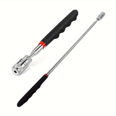 Asta di ferro magnetica telescopica Pickup Strumento di riparazione e ispezione automobilistica domestica Asta di aspirazione a vite in metallo magnetico forte